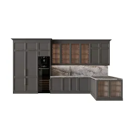 Kitchen in neoclassical style